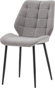 Gallery Direct Manford Dining Chair Light Grey Set of 2 | Shackletons