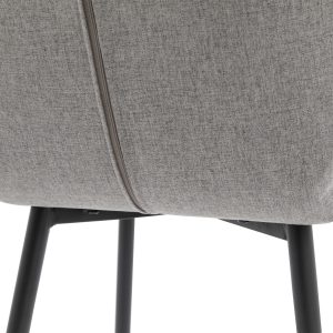Gallery Direct Manford Dining Chair Light Grey Set of 2 | Shackletons
