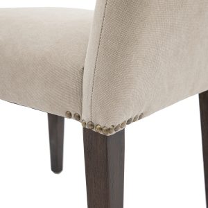 Gallery Direct Madison Chair Cement Linen Set of 2 | Shackletons