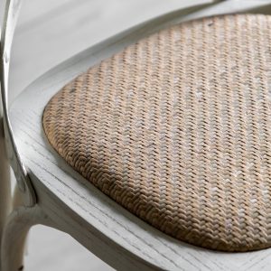 Gallery Direct Cafe Chair WhiteRattan Set of 2 | Shackletons