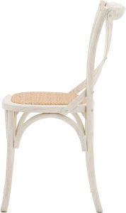Gallery Direct Cafe Chair WhiteRattan Set of 2 | Shackletons
