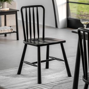 Gallery Direct Wycombe Dining Chair Black Set of 2 | Shackletons