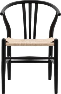 Gallery Direct Whitney Chair Black Set of 2 | Shackletons