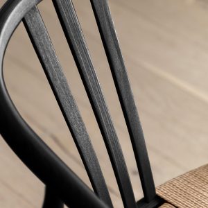 Gallery Direct Whitney Chair Black Set of 2 | Shackletons