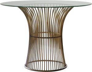 Gallery Direct Zepplin Dining Table Bronze | Shackletons