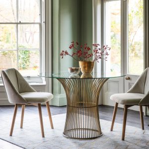 Gallery Direct Zepplin Dining Table Bronze | Shackletons Gallery Direct Zepplin Dining Table Bronze | Shackletons