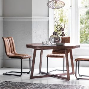 Gallery Direct Boho Retreat Round Dining Table | Shackletons