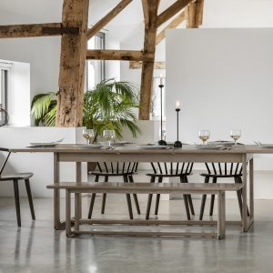 Gallery Direct Craft Extending Dining Table Smoked | Shackletons
