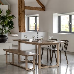 Gallery Direct Craft Dining Table Smoked | Shackletons