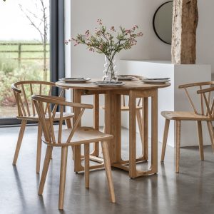 Gallery Direct Craft Folding Dining Table Natural | Shackletons
