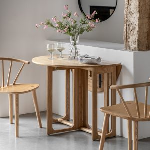 Gallery Direct Craft Folding Dining Table Natural | Shackletons