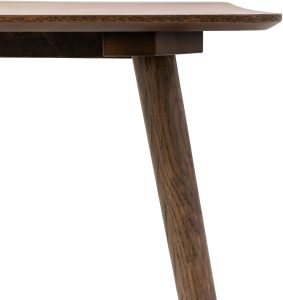 Gallery Direct Hatfield Dining Table Smoked | Shackletons