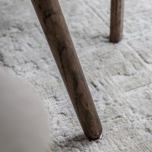 Gallery Direct Hatfield Square Dining Table Smoked | Shackletons