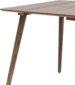 Gallery Direct Hatfield Square Dining Table Smoked | Shackletons