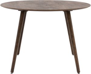 Gallery Direct Hatfield Round Dining Table Smoked | Shackletons