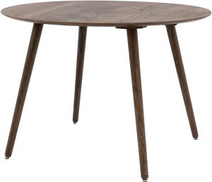 Gallery Direct Hatfield Round Dining Table Smoked | Shackletons