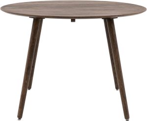 Gallery Direct Hatfield Round Dining Table Smoked | Shackletons