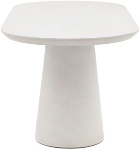 Gallery Direct Pedra Oval Dining Table Linen | Shackletons