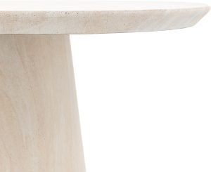 Gallery Direct Pedra Oval Dining Table Travertine | Shackletons