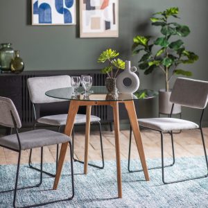 Gallery Direct Blair Round Dining Table Oak | Shackletons