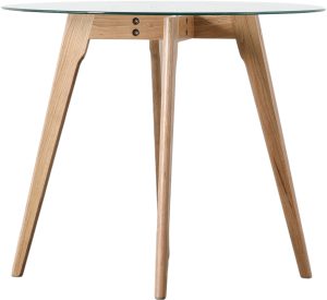 Gallery Direct Blair Round Dining Table Oak | Shackletons