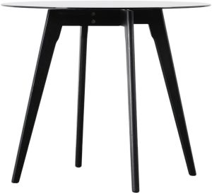 Gallery Direct Blair Round Dining Table Black | Shackletons