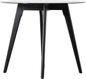 Gallery Direct Blair Round Dining Table Black | Shackletons