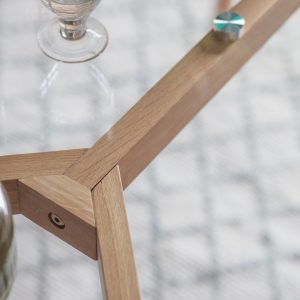 Gallery Direct Blair Rectangle Dining Table Oak | Shackletons