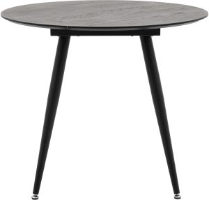 Gallery Direct Astley Round Dining Table Black | Shackletons