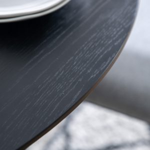 Gallery Direct Astley Round Dining Table Black | Shackletons