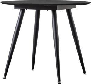 Gallery Direct Astley Round Dining Table Black | Shackletons