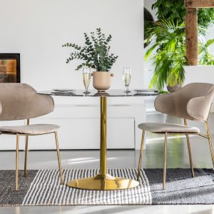 Gallery Direct Fielding Dining Table Black Effect | Shackletons