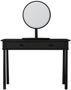 Gallery Direct Wycombe Dressing Table w Drawerr Black | Shackletons