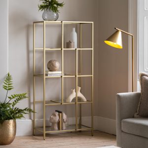 Gallery Direct Rothbury Display Unit Champagne | Shackletons