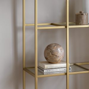 Gallery Direct Rothbury Display Unit Champagne | Shackletons
