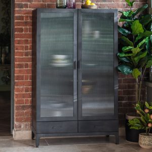 Gallery Direct Rye 2 Door 2 Drawer Display Unit | Shackletons