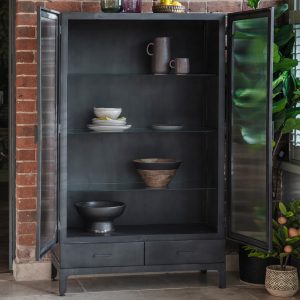 Gallery Direct Rye 2 Door 2 Drawer Display Unit | Shackletons