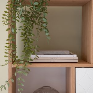 Gallery Direct Newbury Display Unit Oak White | Shackletons