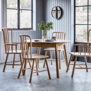 Gallery Direct Wycombe Round Extending Table | Shackletons Gallery Direct Wycombe Round Extending Table | Shackletons
