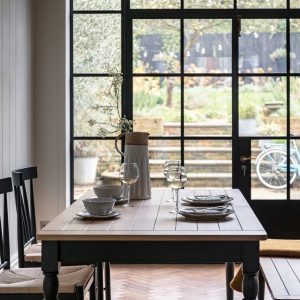 Gallery Direct Eton Extending Dining Table Meteor | Shackletons
