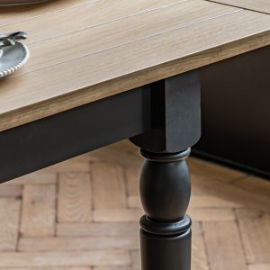 Gallery Direct Eton Extending Dining Table Meteor | Shackletons