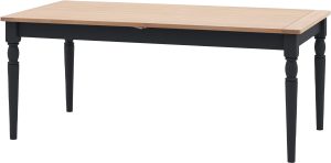 Gallery Direct Eton Extending Dining Table Meteor | Shackletons