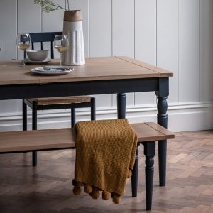 Gallery Direct Eton Extending Dining Table Meteor | Shackletons