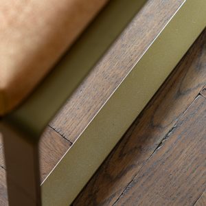 Gallery Direct Fabien Footstool Ochre | Shackletons