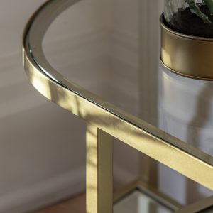 Gallery Direct Hudson Media Unit Champagne | Shackletons