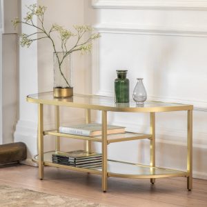 Gallery Direct Hudson Media Unit Champagne | Shackletons