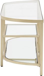 Gallery Direct Hudson Media Unit Champagne | Shackletons