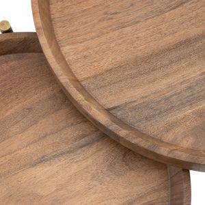 Gallery Direct Dakota Nest Of 2 Tables | Shackletons