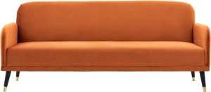 Gallery Direct Holt Sofa Bed Rust | Shackletons