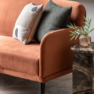 Gallery Direct Holt Sofa Bed Rust | Shackletons